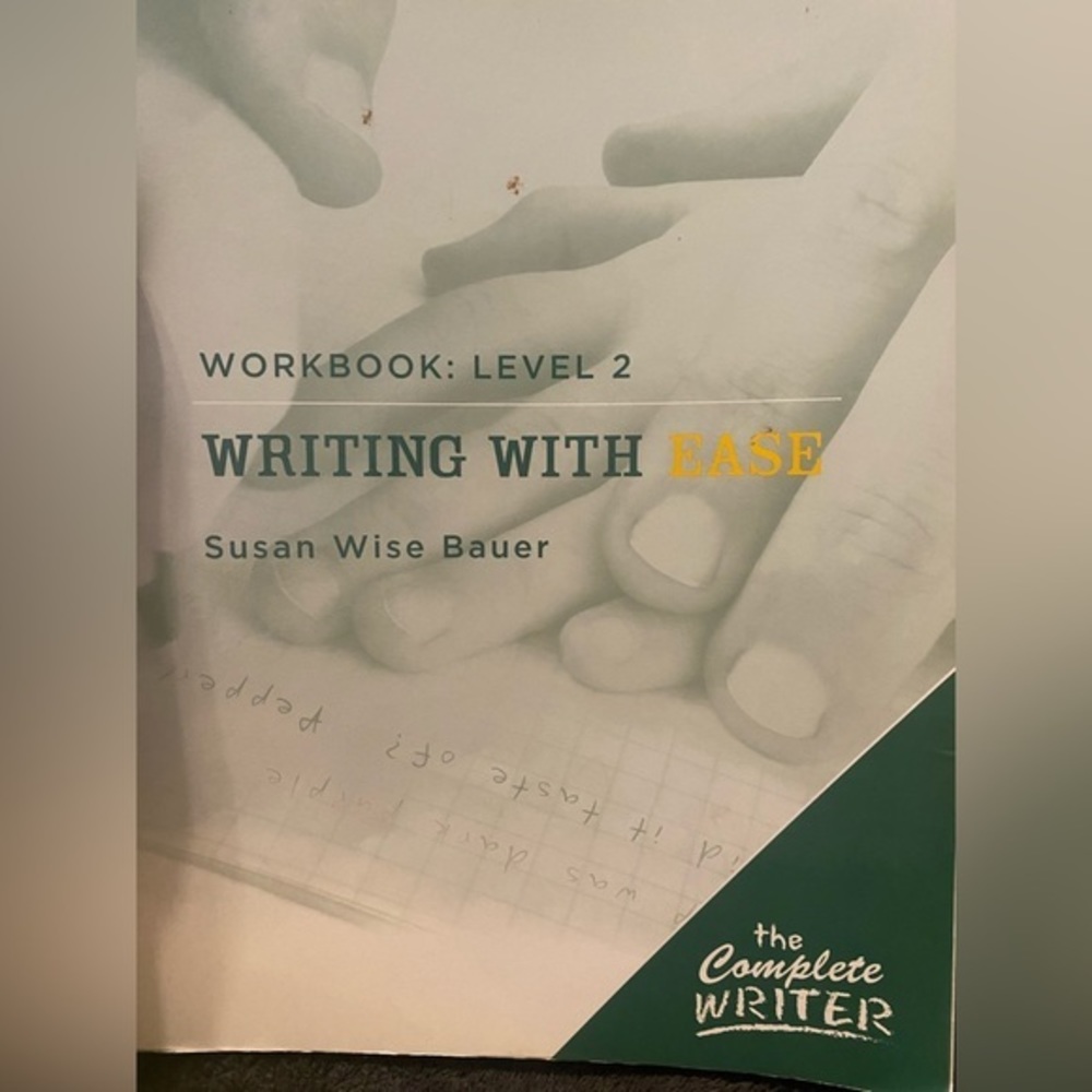 Homeschool curriculum workbook Writing with ease level 2